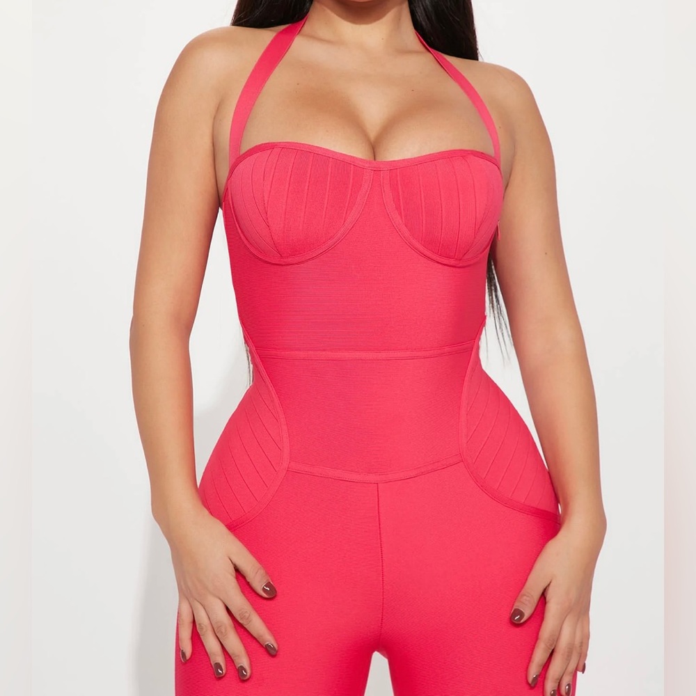 NWT Fuchsia Jumpsuit